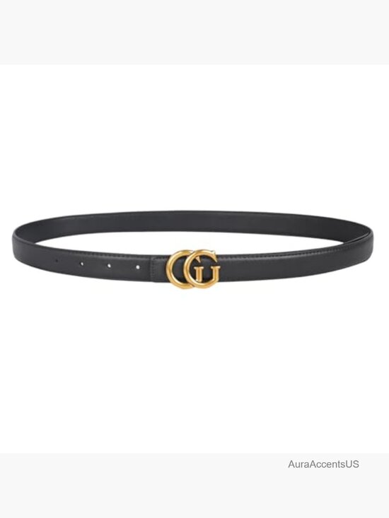 Leather Belt with Buckle for Dresses Jeans Coats main image 7